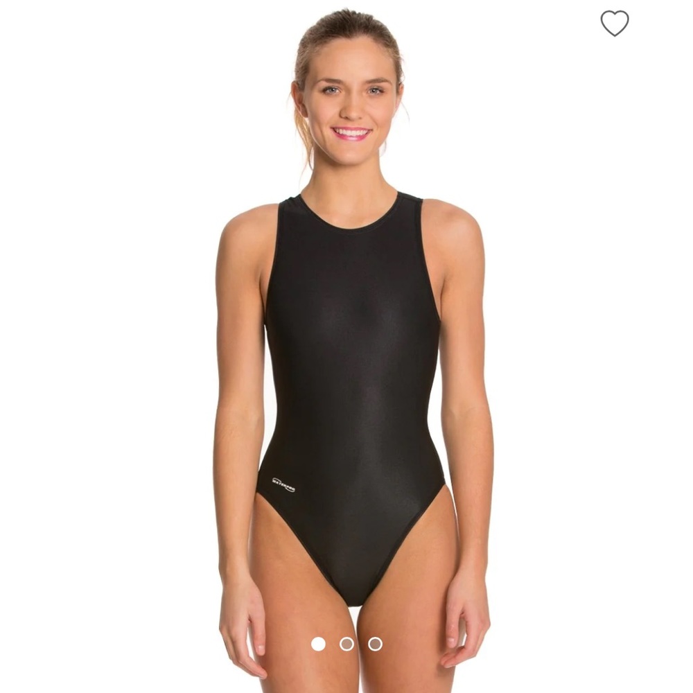 Waterpro Swimwear Water Polo Swimsuit size 30 black